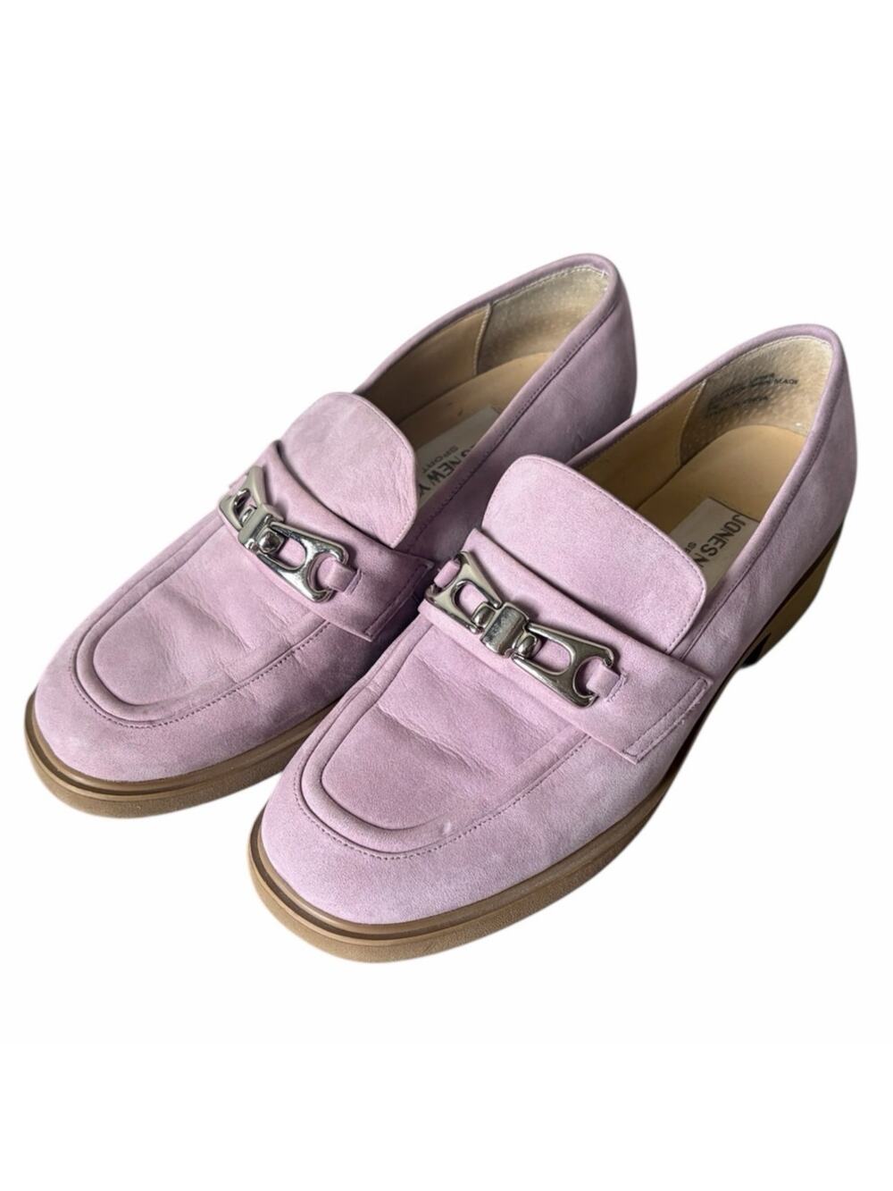 Jones New York Sport Women's Purple Suede Horsebit Loafers Shoes Sz 7M Career